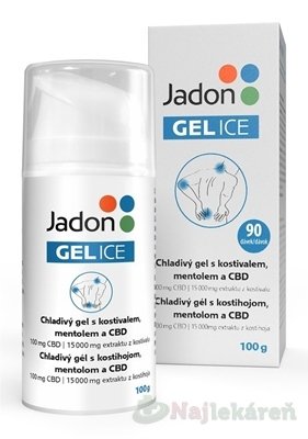 E-shop Jadon GEL ICE chladivý gél s kostihojom, mentolom a CBD 100 g
