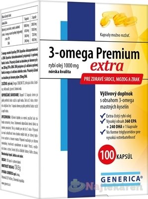 E-shop GENERICA 3-omega Premium extra 100 ks
