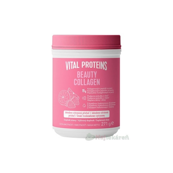 VITAL PROTEINS Beauty kolagén jahoda-citrón 271g