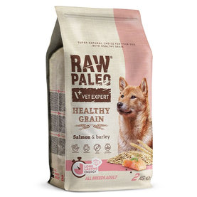 VetExpert Raw Paleo adult Healthy Grain Salmon & Barley granule pre psy 2kg