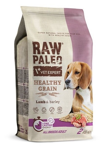 E-shop VetExpert Raw Paleo adult Healthy Grain Lamb & Barley granule pre psy 2kg