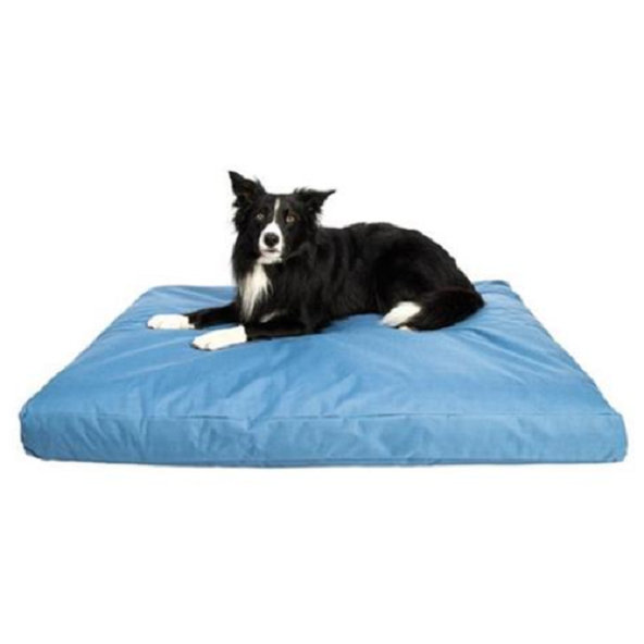 Matrac Buffy nylon džínová so zipsom, pre stredné a veľké plemená psov 90x60x10cm