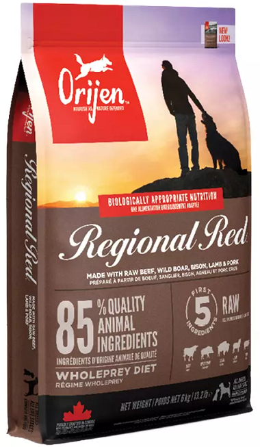E-shop ORIJEN Dog Regional Red Dry granule pre psy 11,4kg