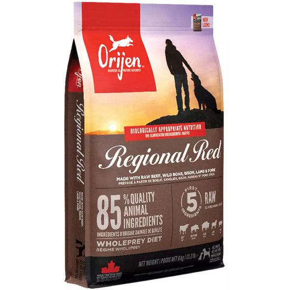 ORIJEN Dog Regional Red Dry granule pre psy 6kg