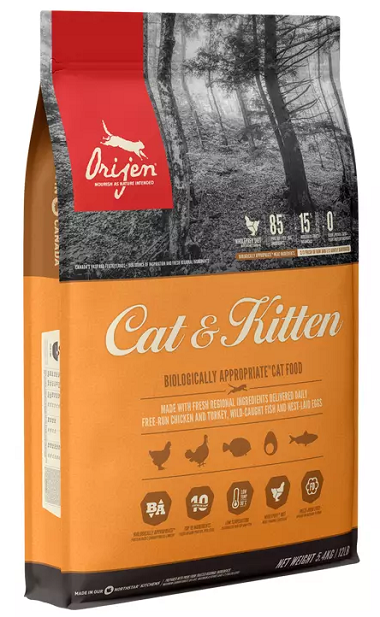 E-shop ORIJEN Cat & Kitten granule pre mačky a mačiatka 5,4kg