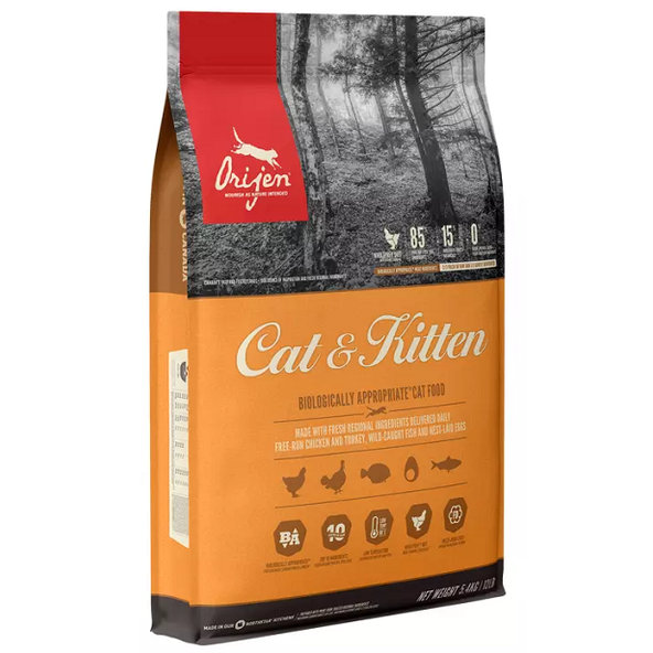 ORIJEN Cat & Kitten granule pre mačky a mačiatka 5,4kg