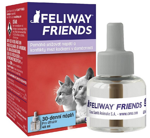 E-shop Feliway Friends náplň - upokojujúci feromón pre mačky 48ml
