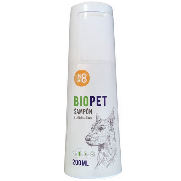 BioPet šampón s chlórexydínom 4% pre psy 200ml