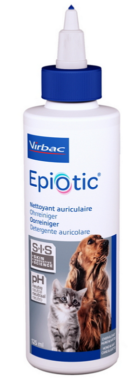 E-shop Epi-otic III. antiseptický ušný čistič pre psy a mačky 125ml