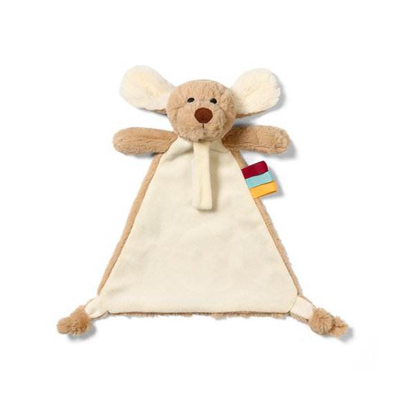 BABYONO Maznáčik s úchytom na cumlík Psík Willy 0m+