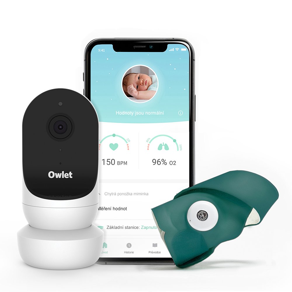 E-shop OWLET Ponožka inteligentná Owlet Smart Sock 3 a kamera Owlet Cam 2 Deep sea green