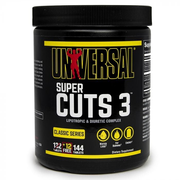 E-shop Spaľovač tukov Super Cuts 3 - Universal Nutrition, 130tbl