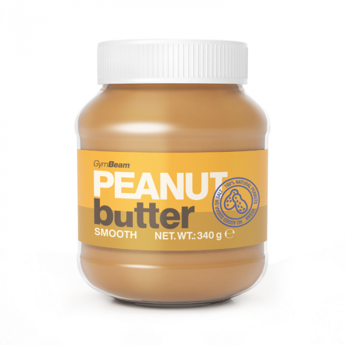 GymBeam Peanut Butter Smooth 100 % orechový krém 900 g kúpite na Najlekaren.eu