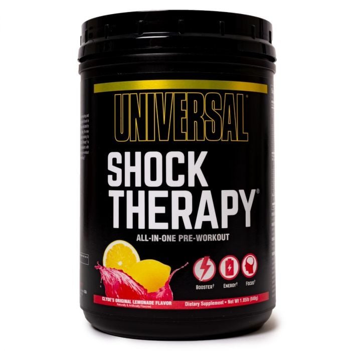 E-shop Predtréningový stimulant Shock Therapy - Universal Nutrition, príchuť grape ape, 840g