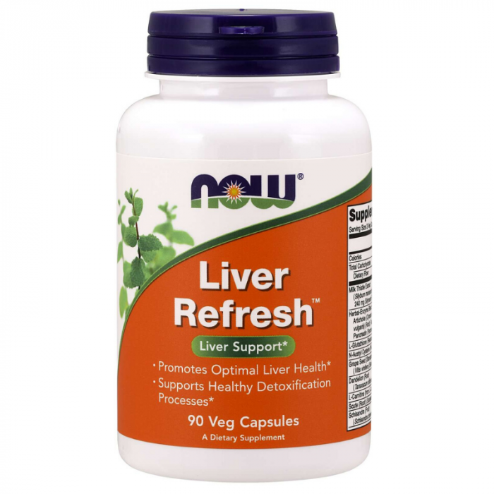 E-shop Podpora pečene Liver refresh - NOW Foods, 90cps