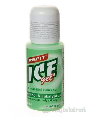 E-shop REFIT ICE GEL MENTOL EUKALYPTUS roll-on na lepšie dýchanie 80ml