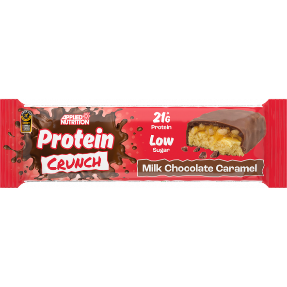 Proteínová tyčinka Protein Crunch - Applied Nutrition, čokoláda karamel, 60g