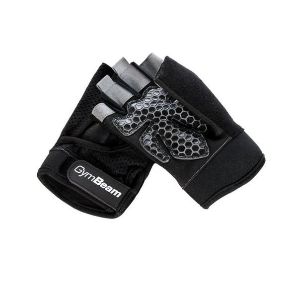 Fitness rukavice Grip Black - GymBeam, veľ. M