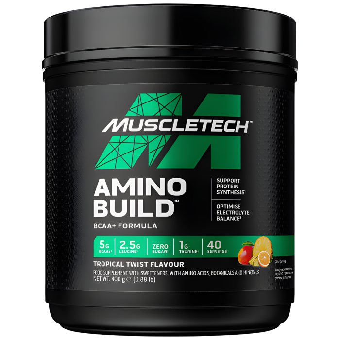 E-shop Amino Build - MuscleTech, tropical twist, 614g
