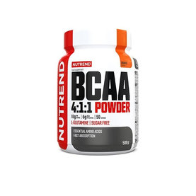 BCAA Mega Strong Powder - Nutrend, príchuť pomaranč, 500g