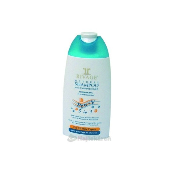 RIVAGE Prírodný šampón s kondicionérom 250ml