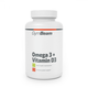 Omega 3 + Vitamín D3 - GymBeam 90 kapsúl