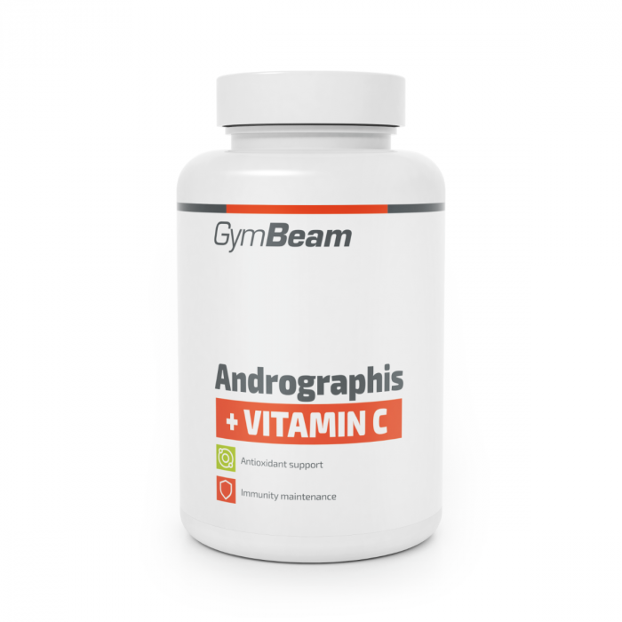 E-shop Andrographis + Vitamín C - GymBeam 90 kapsúl