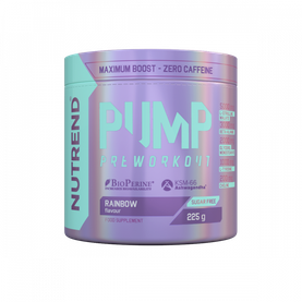 Predtréningový stimulant PUMP - Nutrend rainbow 225 g