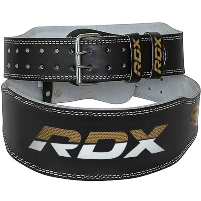 E-shop Fitness opasok 6“ Leather Black/Gold - RDX Sports veľkosť XXL