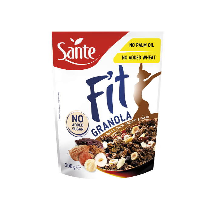 E-shop Fit Granola - Sante jahoda, čerešňa 12 x 300g