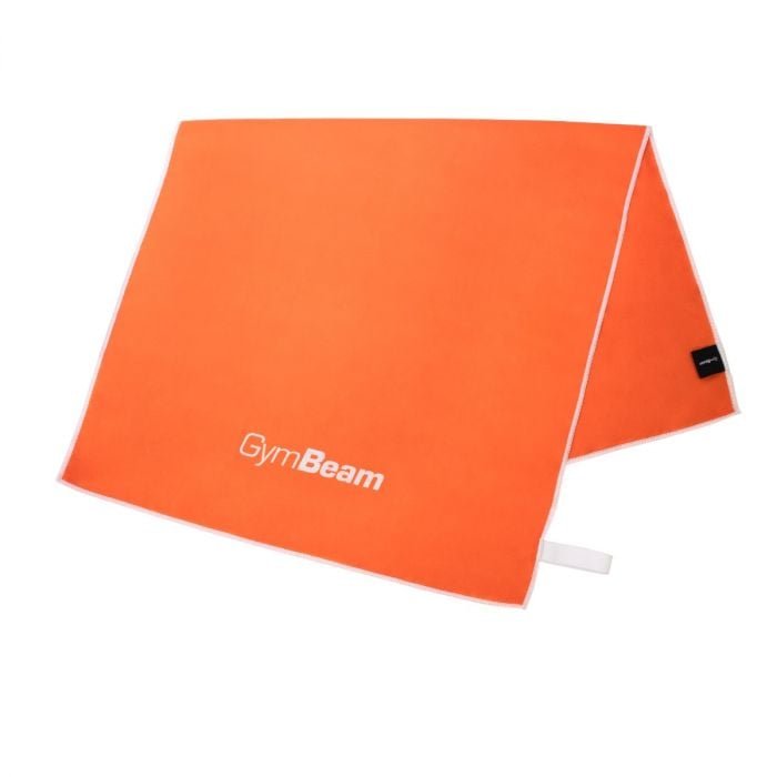E-shop Športový rýchloschnúci uterák Orange/White - GymBeam