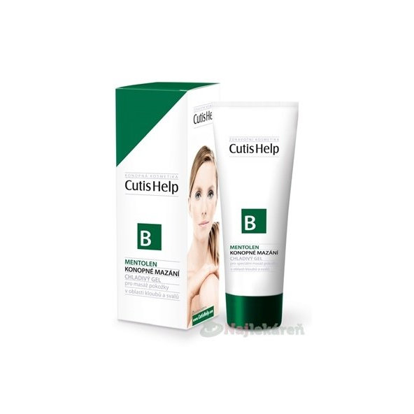 CutisHelp MENTOLEN konopné mazanie, chladivý gél pri bolestiach 200 ml