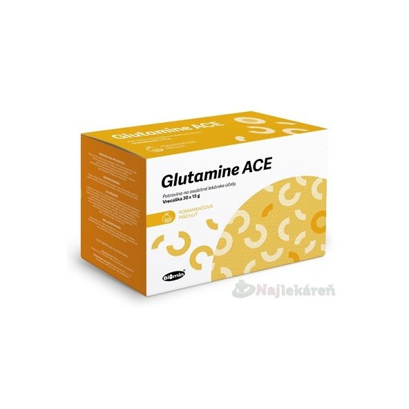 Glutamine ACE pomarančová príchuť vrecúška 30x15 g