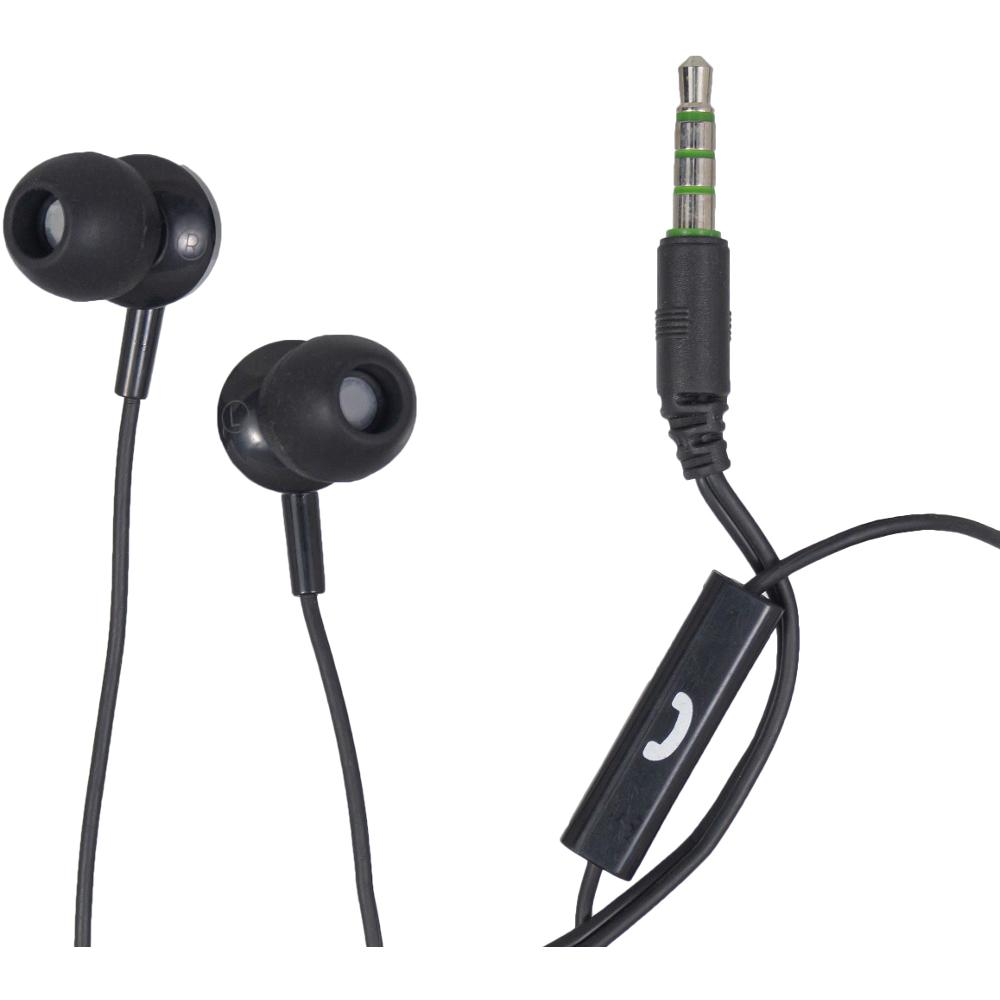 E-shop 304018 EB875 Earbuds w/mic black MAXELL