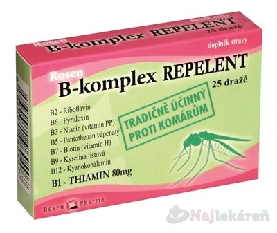E-shop B - komplex REPELENT - RosenPharma, 25 ks
