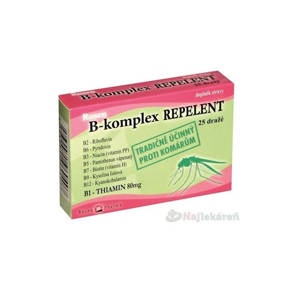 B - komplex REPELENT - RosenPharma, 25 ks