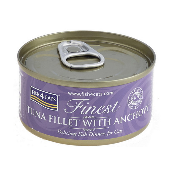 FISH4CATS Konzerva pre mačky Finest tuniak s ančovičkami 70g