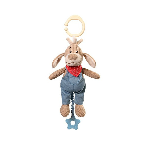 BABYONO Hračka hudobná na C krúžku Psík záhradník 0m+