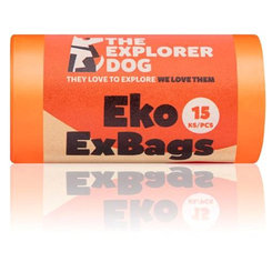 EXPLORER DOG 15ks vreciek na psie exkrementy, v rolke