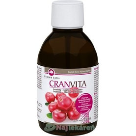 Pharma Activ CRANVITA Brusnica- Žihľava- D-manóza šťava 250 ml