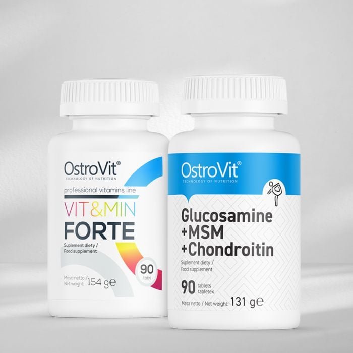 E-shop Glukosamín + MSM + Chondroitín - OstroVit, 90tbl