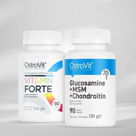Glukosamín + MSM + Chondroitín - OstroVit, 90tbl