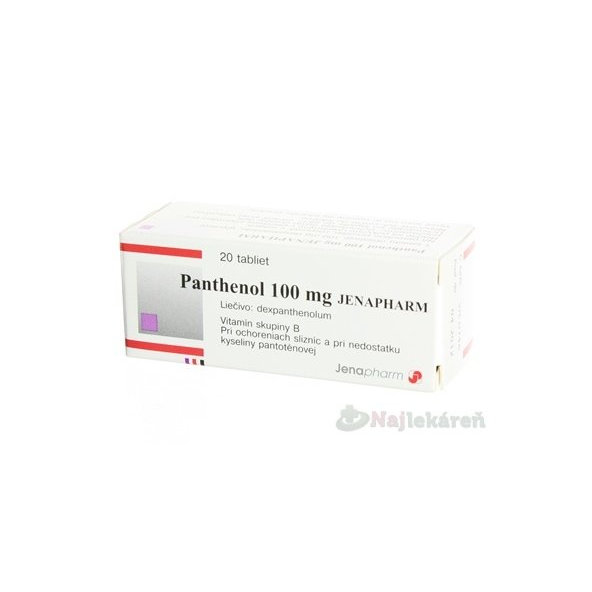 Panthenol 20x100 mg JENAPHARM