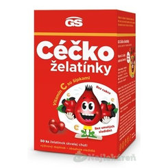 GS CÉČKO želatínky vitamín C so šípkami 50 ks
