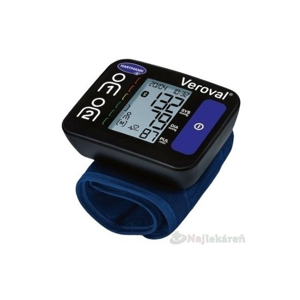 Veroval Compact + connect zápästný tlakomer BPW 26 digitálny, manžeta 12,5-21 cm