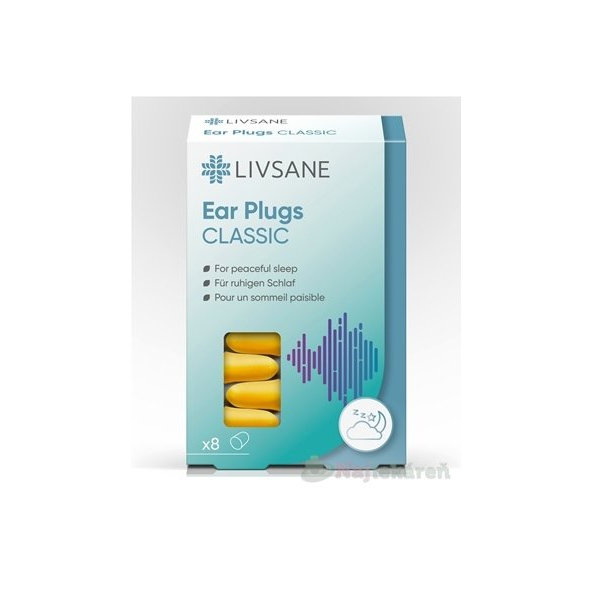 LIVSANE Chrániče sluchu Classic 8 ks