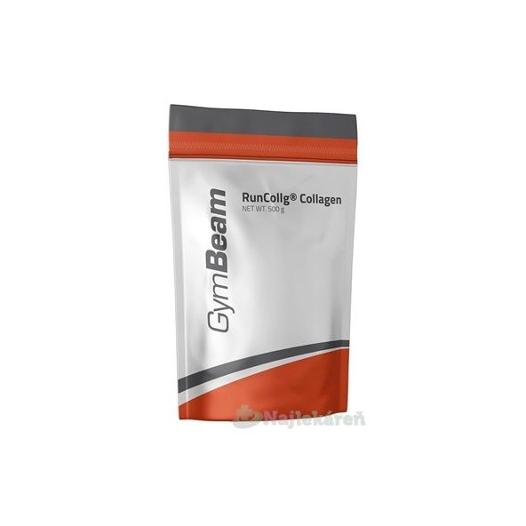 GymBeam Hydrolyzovaný kolagén RunCollg prášok, príchuť pomaranč, 500 g