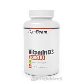 GymBeam Vitamin D3 2000 IU 120 kapsúl