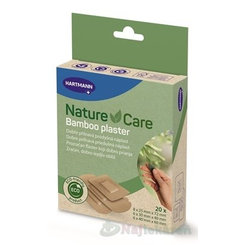 Nature Care Bamboo plaster náplasť priedušná, 3 veľkosti (25x72 mm, 30x40 mm, 40x60 mm) 20 ks