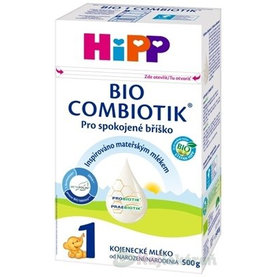 HiPP 1 BIO COMBIOTIK (inov.2023) počiatočná mliečna dojčenská výživa (od narodenia) 500 g